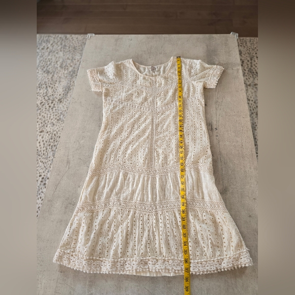 NOT FOR SALE Sundance Cream Lace Dress - Picture 3 of 9